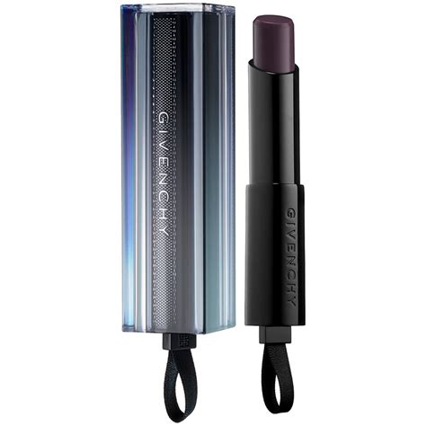 givenchy rouge interdit vinyl noir|Givenchy interdit black magic lipstick.